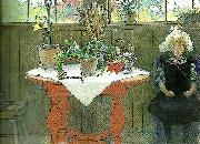 Carl Larsson kaktus-lisbeth i ateljen china oil painting artist